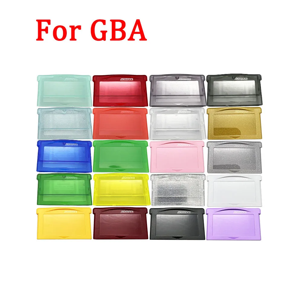 New Game Cartridge Card Shell Cover Replacement For GameBoy Advance GBA Game Cartridge Shell Case 23 Colors Free Choosing