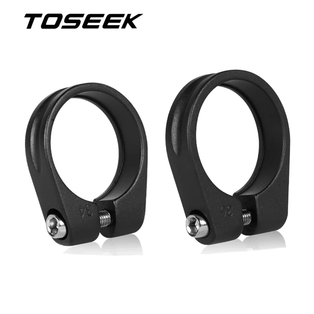 

TOSEEK Bicycle SeatPost Clamp 31.8/34.9mm Aluminum Alloy Bike Seat Post Clamp Suitable For Seat Tube 27.2/30.8/31.6mm