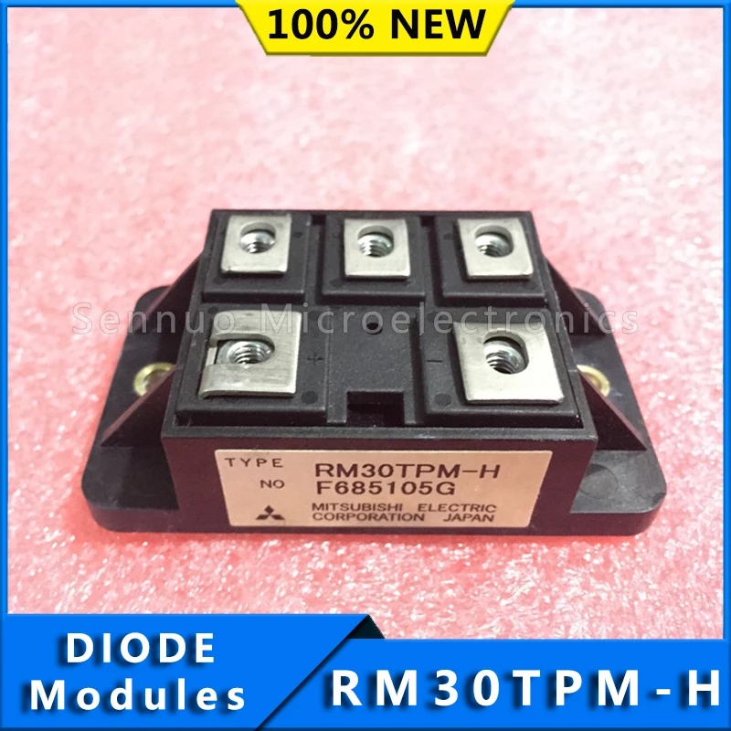 1Pcs RM30TPM-H  MITSUBISHI DIODE MODULES MEDIUM POWER GENERAL USEINSULATED TYPE MODULES