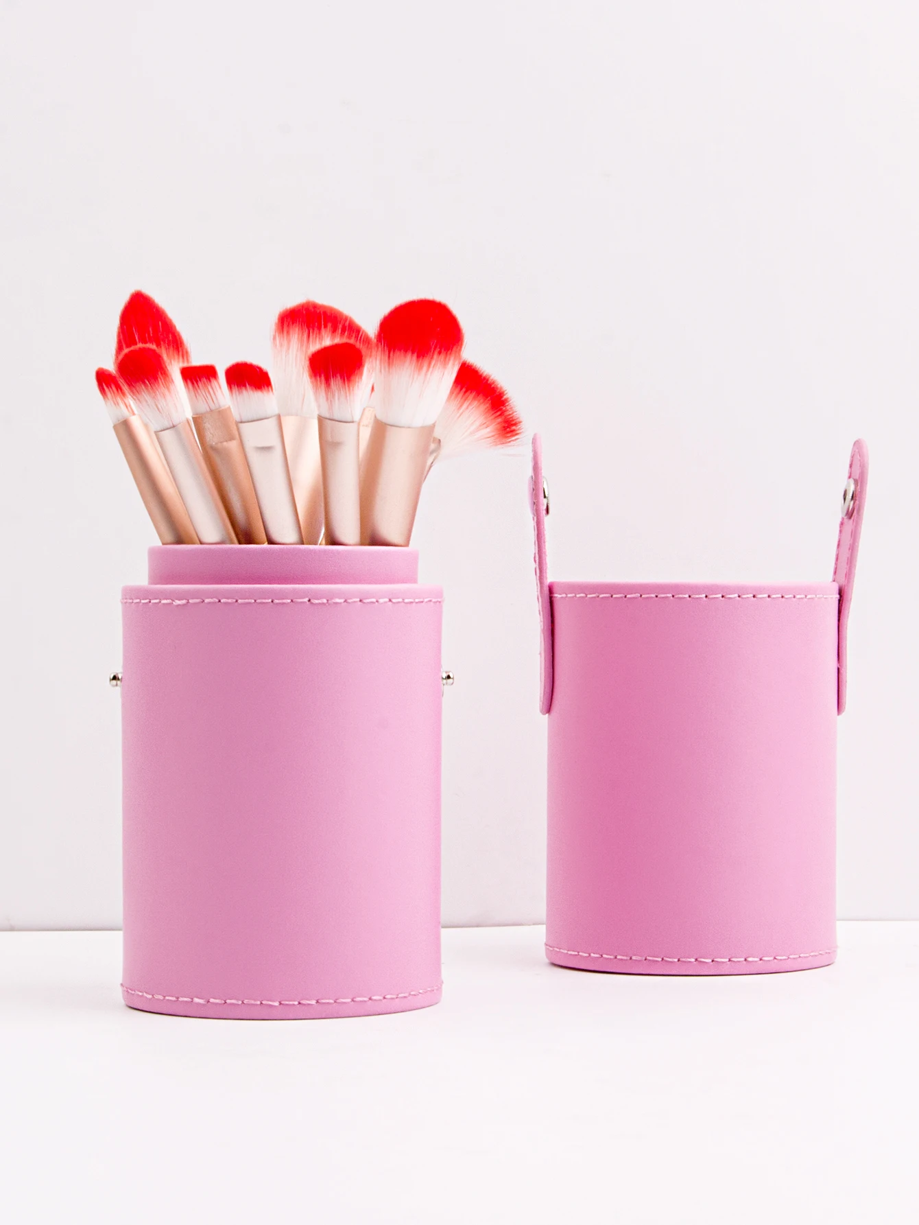 Makeup Brush Holder Large Capacity Multi-color option Make up Brush Case Organizer Cosmetic Cup Cylinder Storage Bag Travel Stor