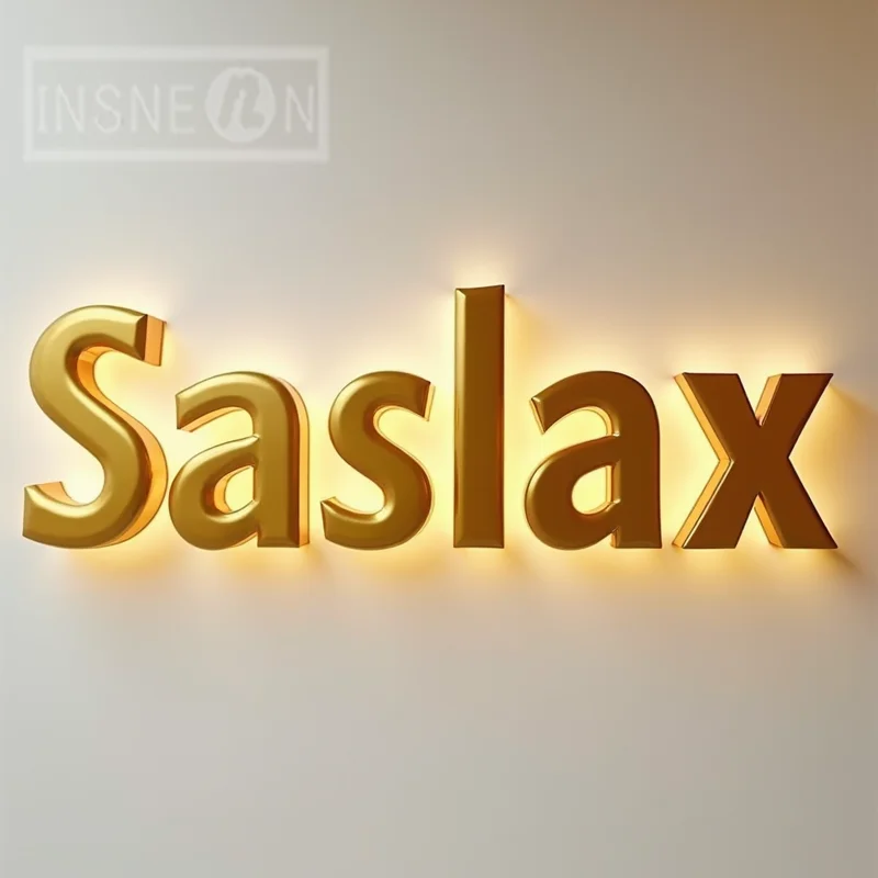 Custom Made 3D LED Backlit Business Sign Metal Letters For Storefront Waterproof Illuminated Light Up Advertising Signage