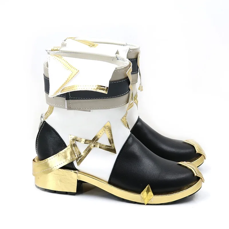 Sethos Cosplay Shoes Game Genshin Impact Cosplay Props Halloween Carnival Boots PU Leather Shoes Custom Made