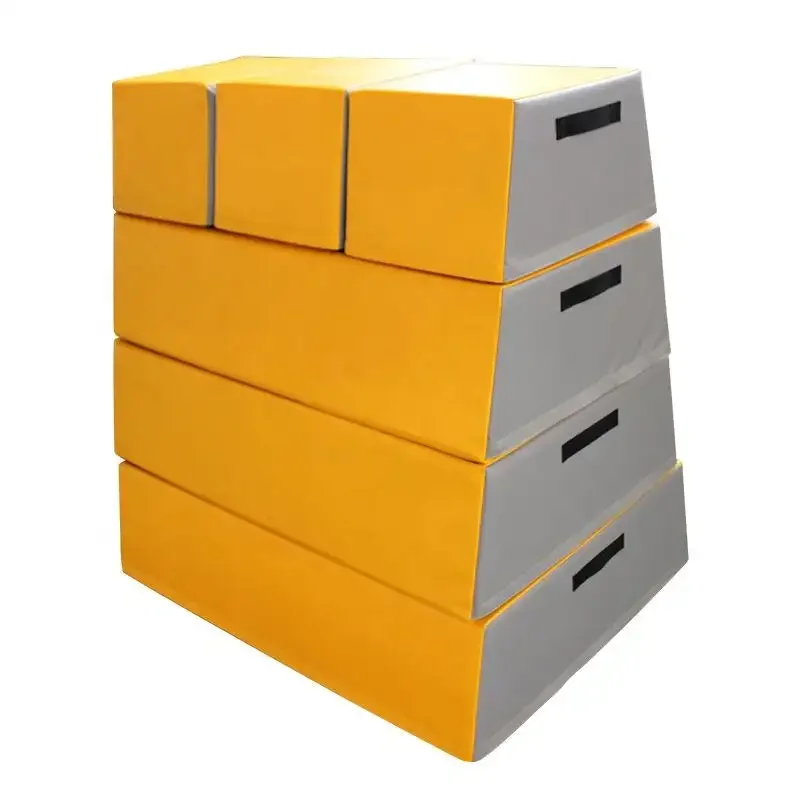 

High Quality Jumping Foam Box PU Training Fitness Plyometric Box 4 in 1 Fitness Stepped Jumping Box