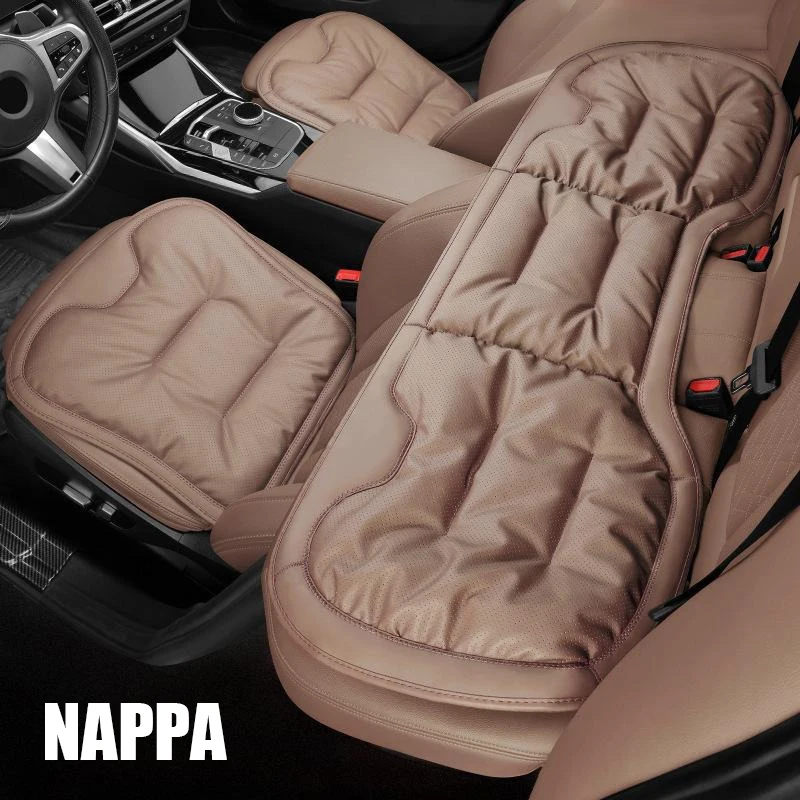 

For Volkswagen Polo CC Golf Jetta Passat Tiguan Premium NAPPA Car Seat Cushion Covers Interior Anti Slip Bottom Pad Accessories