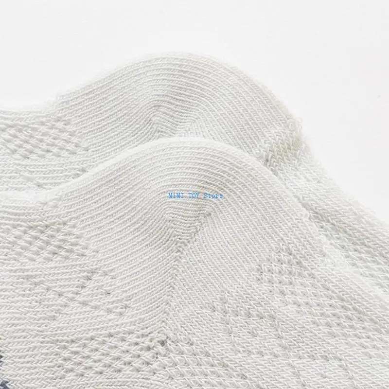 

24BE AntiSlip Baby Socks 3Pairs Ankle Socks Unisex Stretchy Socks Infant Cotton Socks