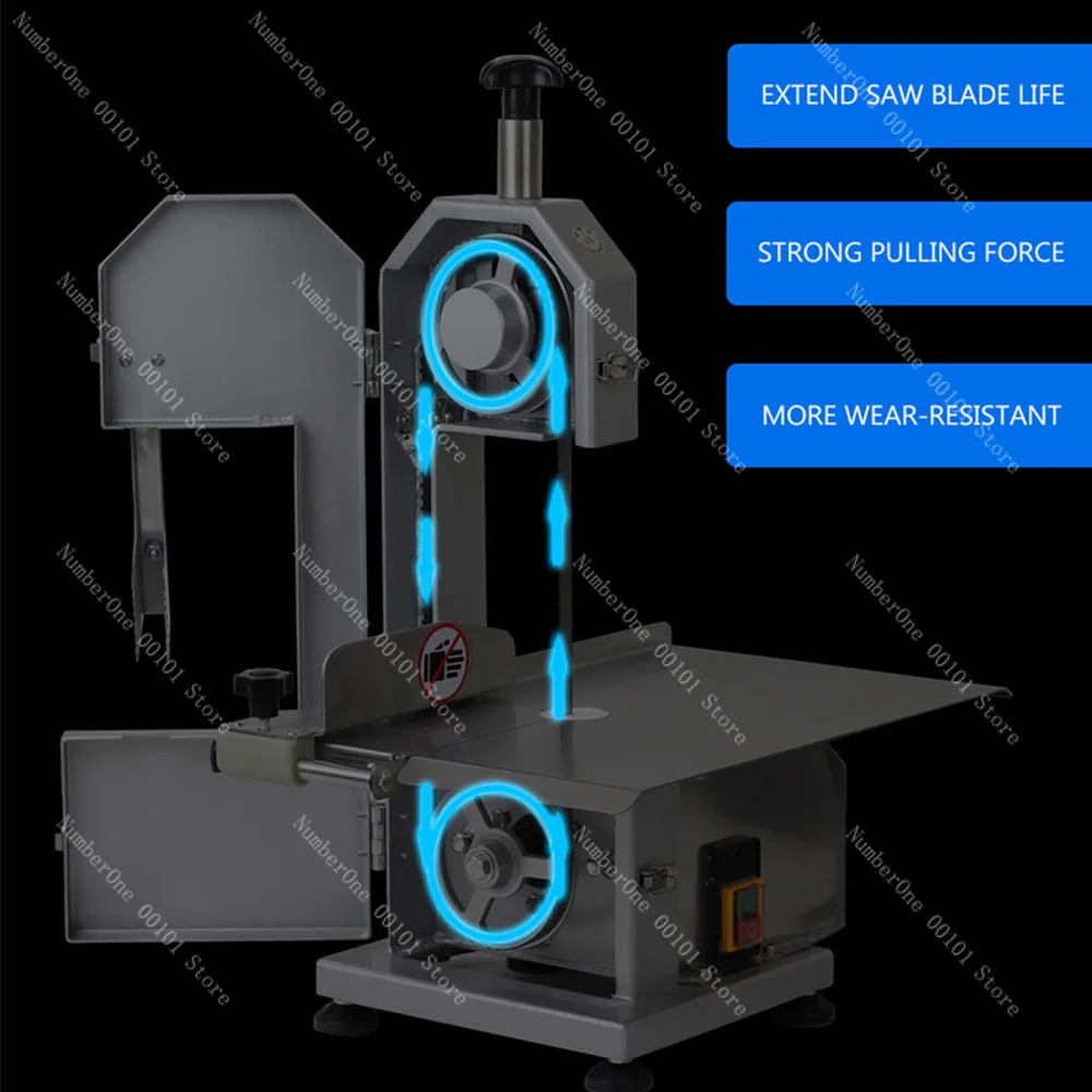 Imagem -06 - Osso Elétrico Viu a Máquina de Corte Processador do Alimento Desktop Comercial Cortador com Serras o