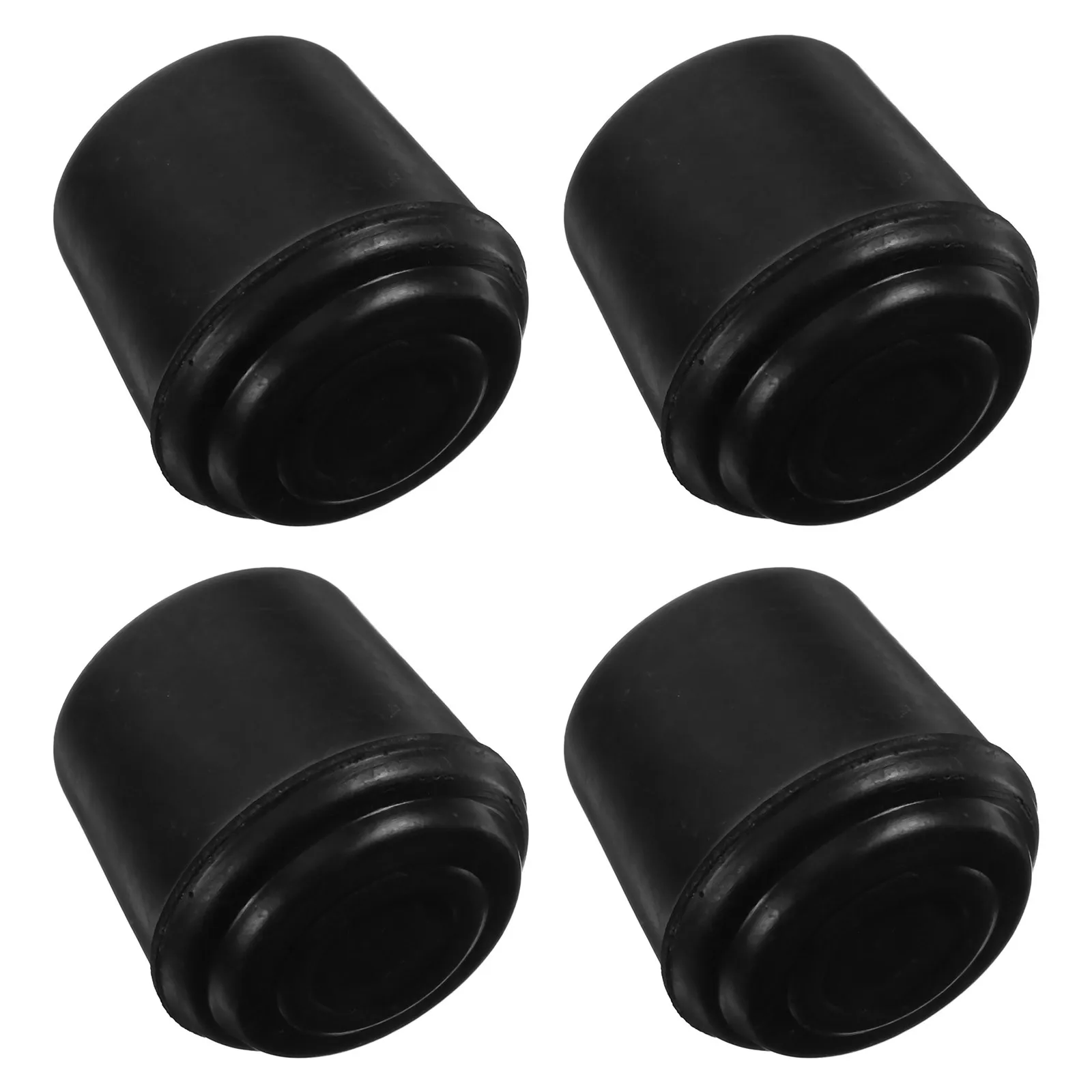 

4Pcs Rubber Table Leg Caps Furniture Feet Protector Mats Durable Nonslip Easy Install Patio Furniture Accessories