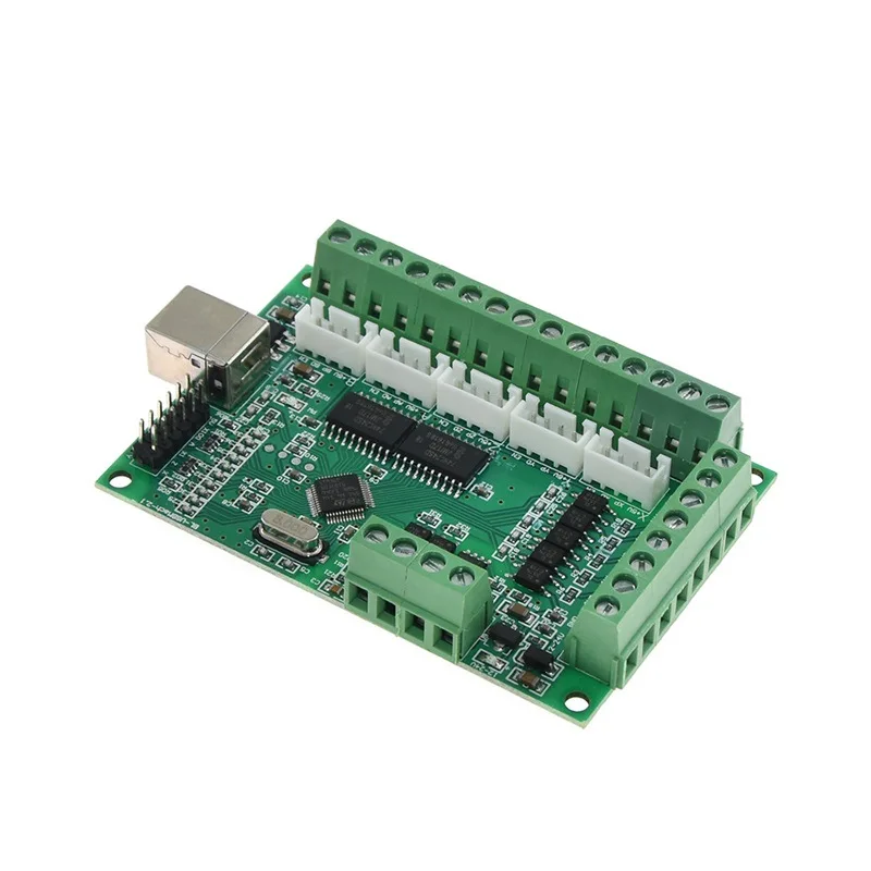 HLTNC MACH3 CNC USB Breakout Board 100KHz 5Axis Interface Driver Motion Controller Card For Engraver Machine Stepper Motor