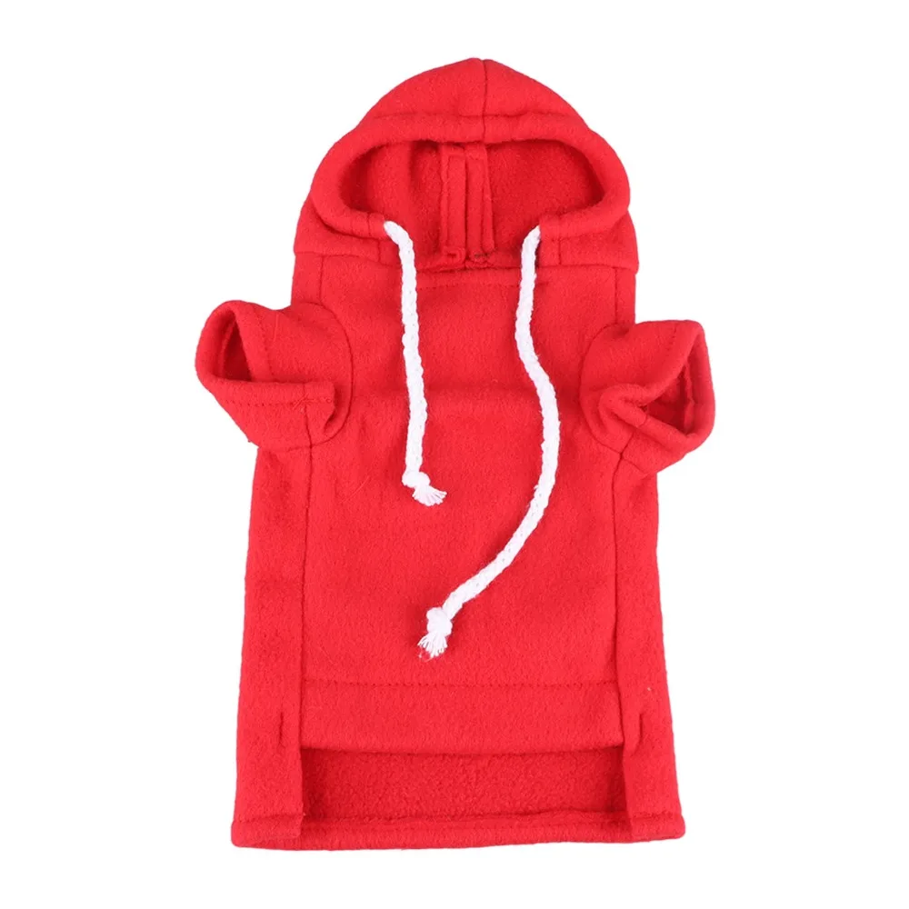 Cute Polyester Pet Ferret Sweatshirt Soft Exquisite Cut Ferret Clothing Hood Easy To Put on Warm Pet Hoodie Winter Season