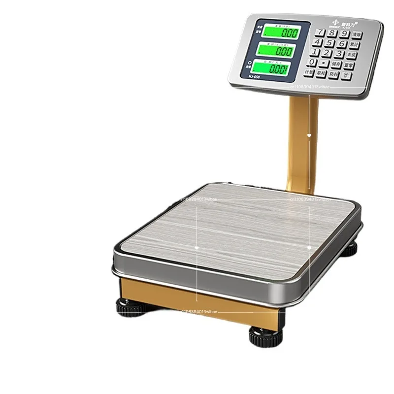 Suitable for Commercial Table Scale Electronic Scale 60kg Household Weighing Gram Scale Vegetable Stall Charging Electronic