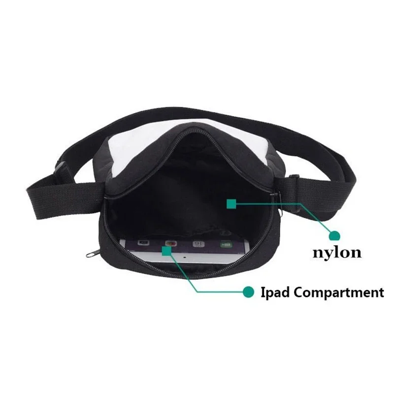 Cartoon gor-ju-ss sa-nto-ro Insulated crossbody Tote Bags For Travel Food Storage Bags Portable Thermal Cooler crossbody bags