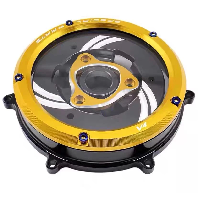 

For Ducati Panigale V2 V4 959 1199 1299 Streetfighter V2 Engine Clear Clutch Cover Motorcycle Waterproof Protector Guard