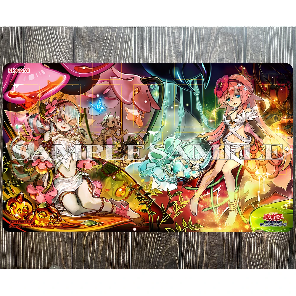 

Yu-Gi-Oh Playmat Traptrix Mat Card Pad YGO KMC TCG YuGiOh Mousepad Mat-285