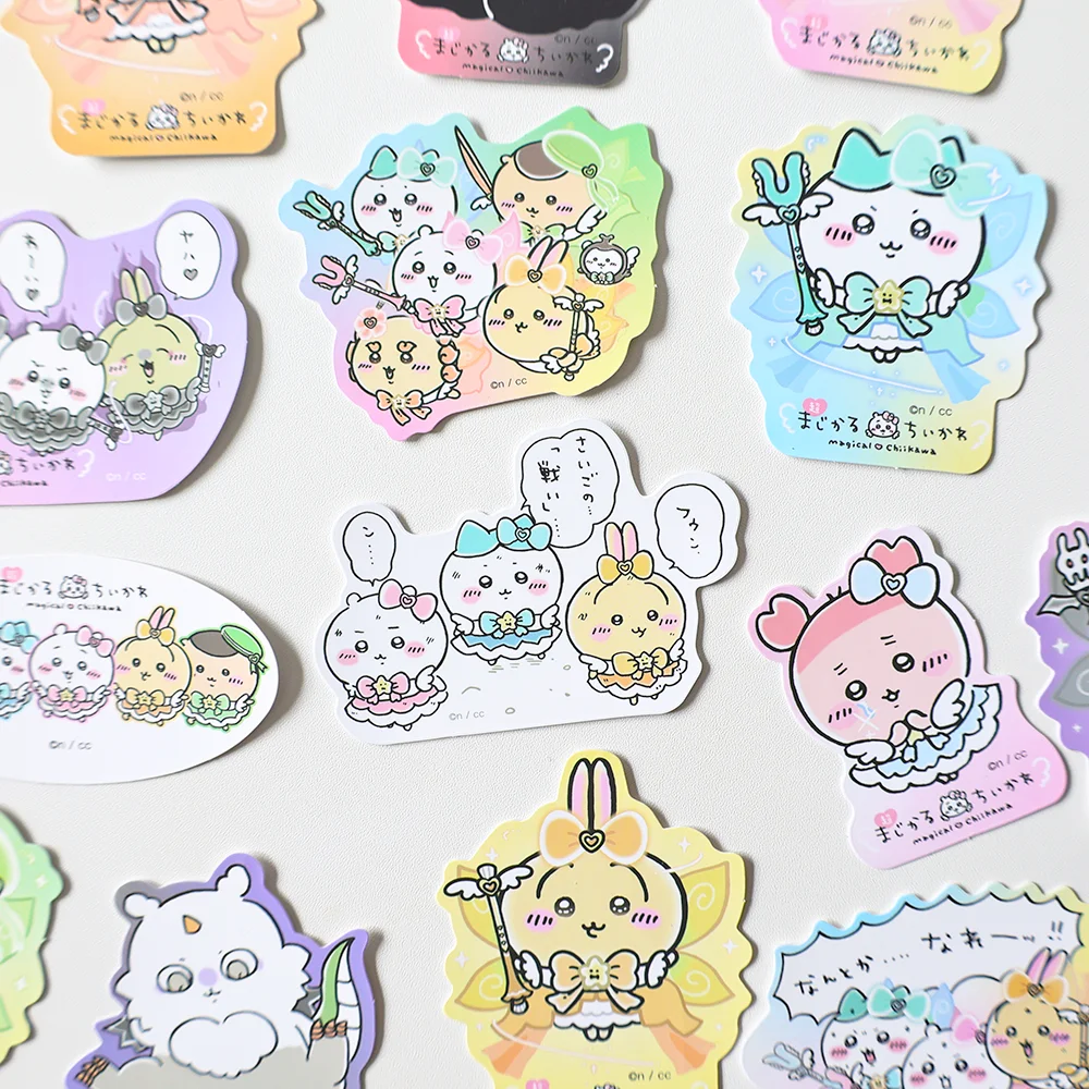 

15 Sheets Chiikawa Hachiware Usagi Sticker Cute Cartoon Decals DIY Decorative Stickers Phone Case Journal Scrapbook Decoration