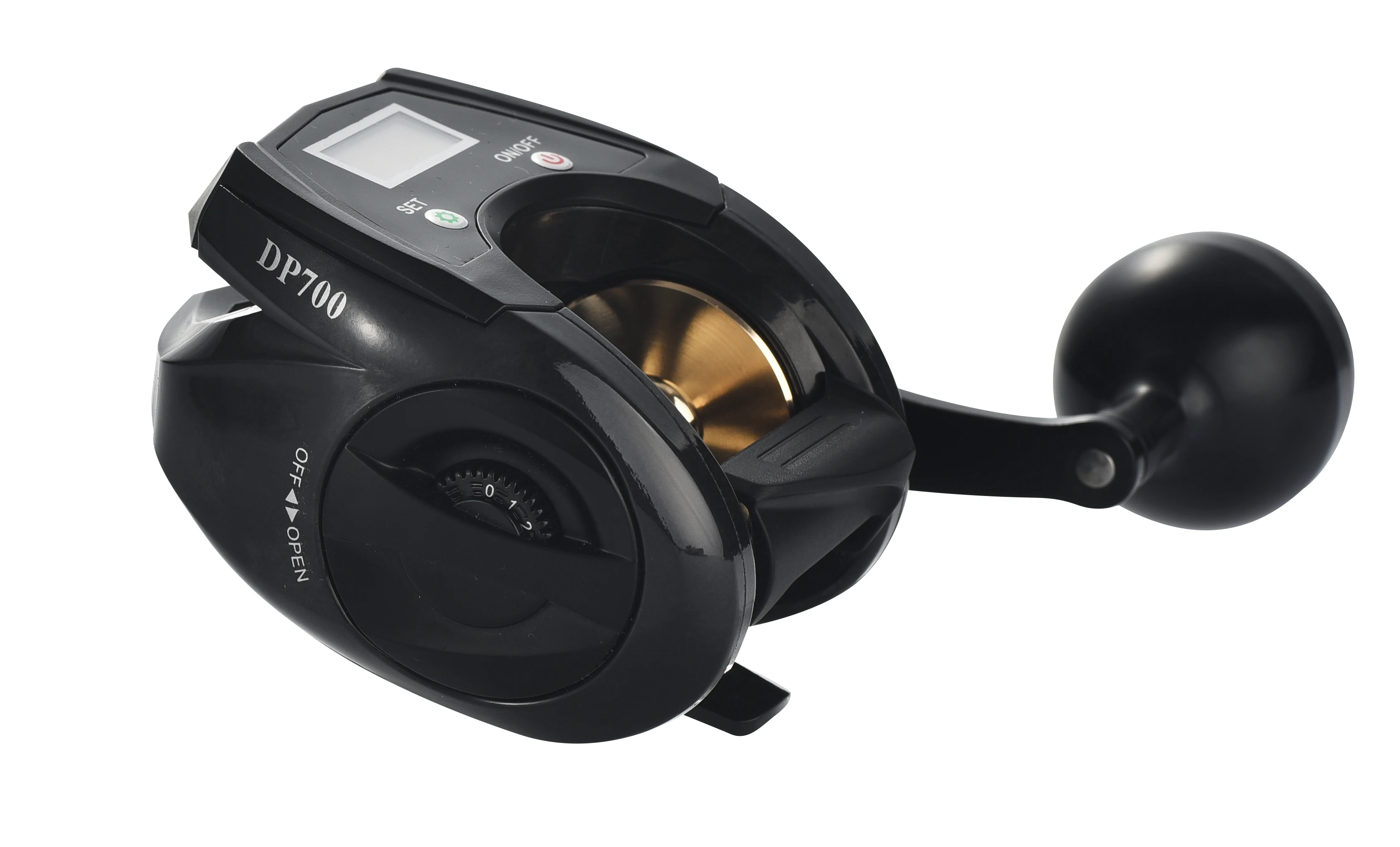 Baitcasting Reel - بكرة صيد بحرية بشاشة رقمية 17+1،
