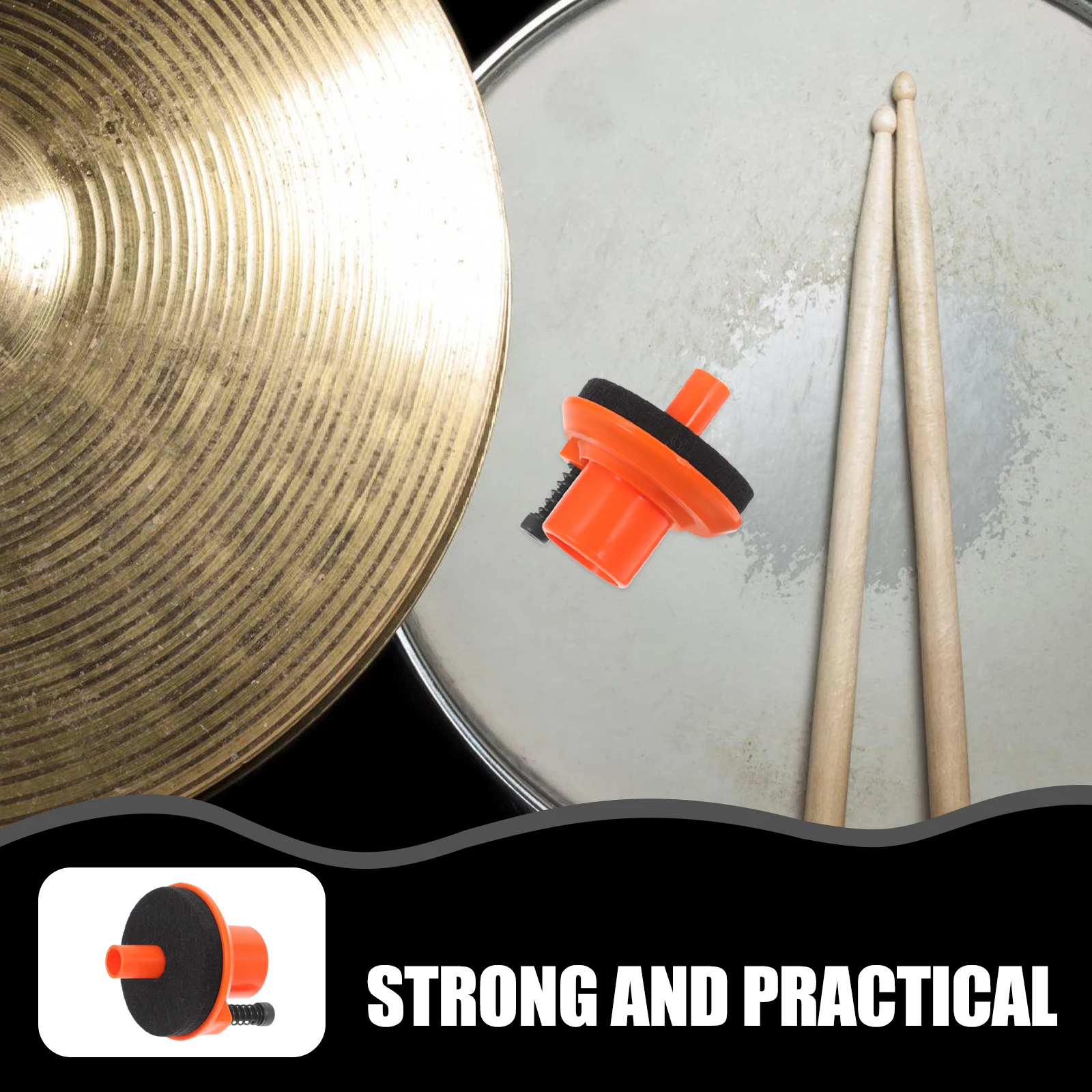 

Cushions Hi-hat Stand Accessories Cymbal Clutch Pad Mat Drum Felt Pads Replacement Red