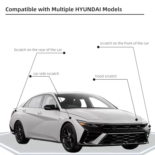 Atlas White/Lunar White(SAW) Car Paint Touch Up Pen for Hyundai,Automotive Scratch Remover for Nicks & Chips Repair