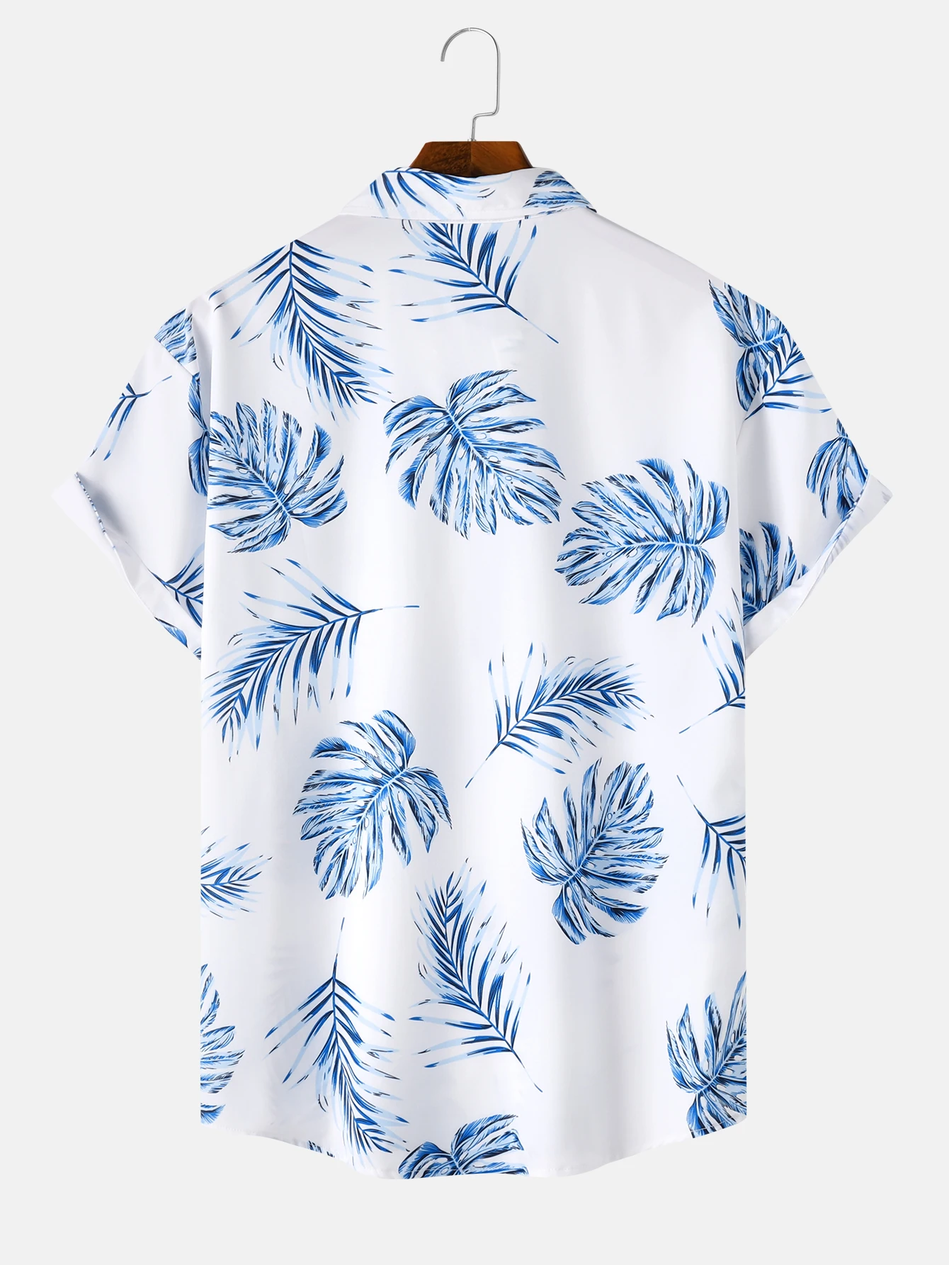 2024 Men\'s Fashion digital Printed short-sleeved Shirt Men\'s Hawaiian printed shirt