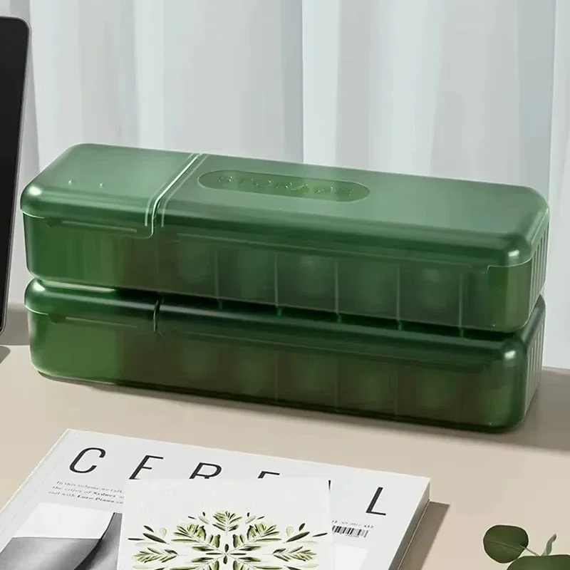 Desktop Cable Storage Box With 7 Compartments Organizer Charger Cord Storage Box Reusable Cable Storage Case Management For Home