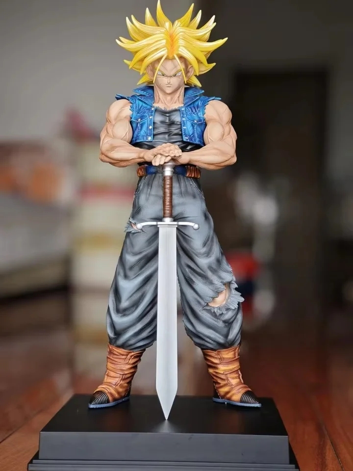

53CM Dragon Ball Figure Trunks 2% high-quality special statue GK model ornaments animation peripherals give boys birthday gifts