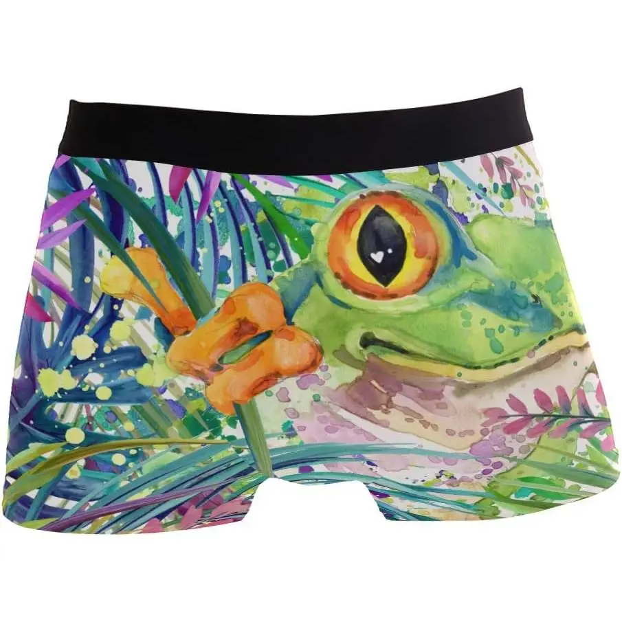 

Stretchy Fashion Men's Underwear Boxer Briefs Breathable Summer Sports Men's Underwear with Moisture-Wicking Fabric