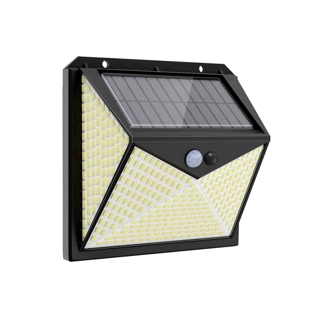 

Настенный светильник 350LED 3200lm, датчик движения на солнечной энергии, светильник для забора, IP65, водонепроницаемый уличный садовый светильник