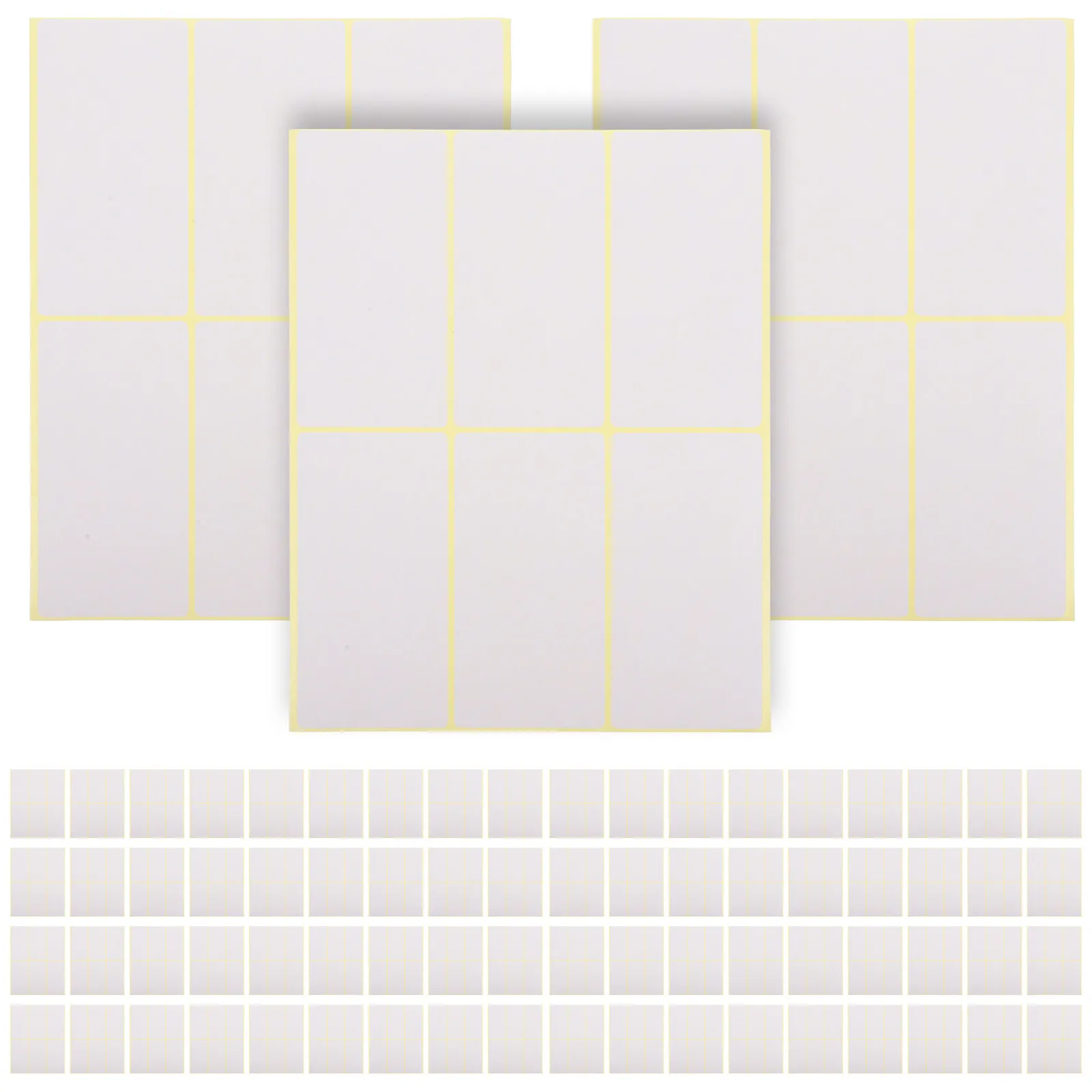 

180Pcs Classification Stickers Blank Adhesive Labels for Storage Containers Jars Spices Bottles Removable Sticky Label Tabs