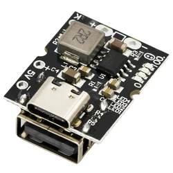 Type-C USB 5V 2A Boost Converter Step-Up Power Module Lithium Battery Charging Protection Board LED Display USB Charger