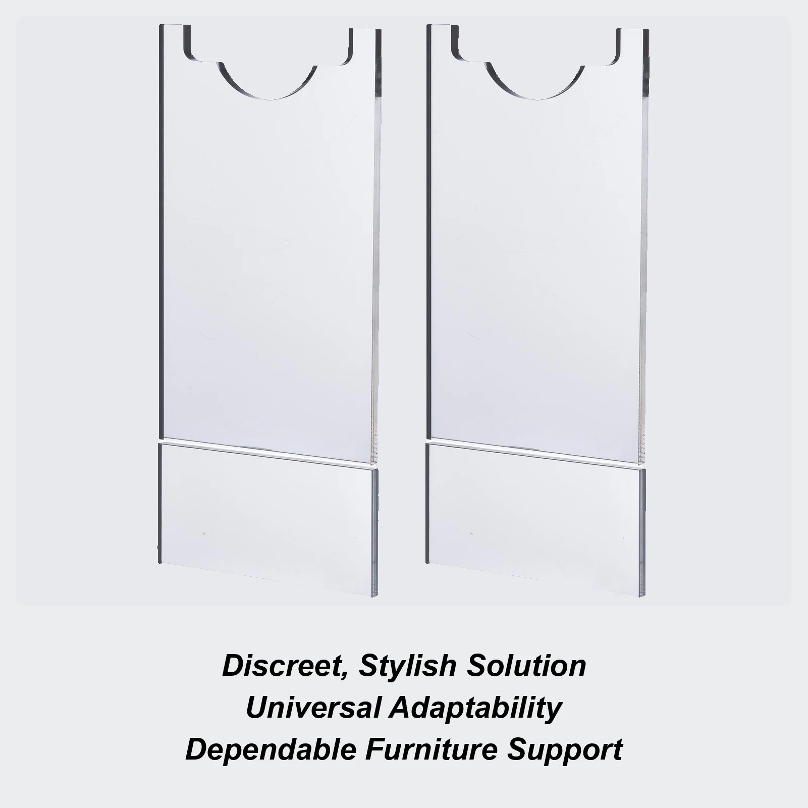 

Couch Wall Spacer Headboard Stoppers for Wall Transparent Acrylic Home Security Accessories Prevents Fire Risks From Heaters and