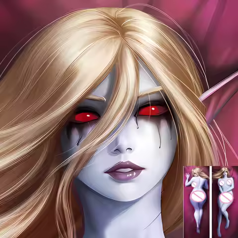 DIY Personalized Anime Sylvanas Windrunner Dakimakura Pillowcase Hugging Body Bedding Pillow Cover Case Double-sided Print