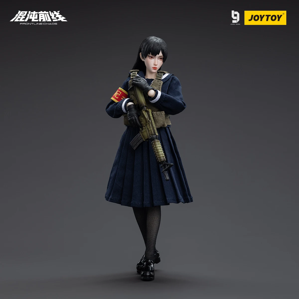 JOYTOY 1/12 JT3358 JT561 Chaos Frontline Series Leaf Tactical Team Jk Set Female Male Solider Anime Girl 6” Action Figure Model