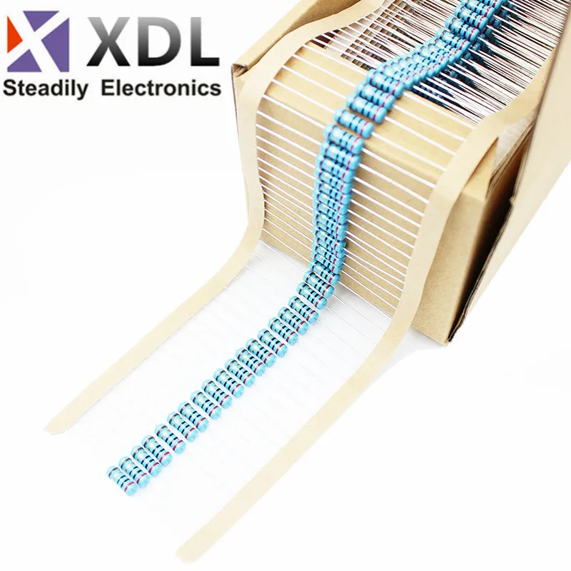 20PCS/LOT 1W Metal film resistor 1% 0.1R 0.15R 15R 24R 82R 150R 1K 3.3K 5.6K 10K 68K 91K 360K 560K 1 2 10 33 82 100 330 1M ohm