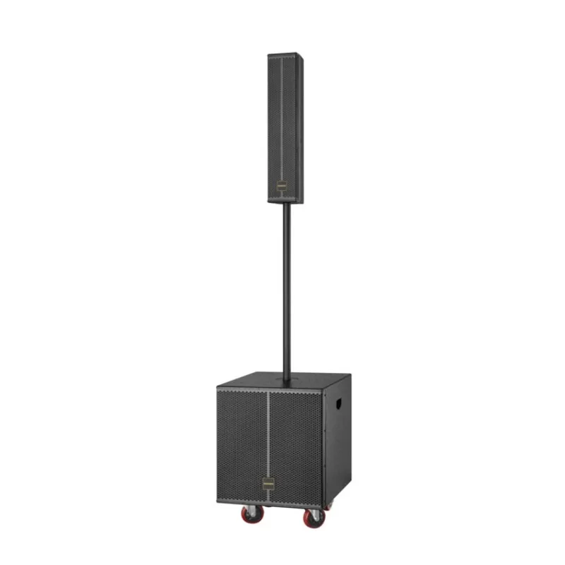 4 * 4.5 inch linear speaker active system column array speaker for multi-function room