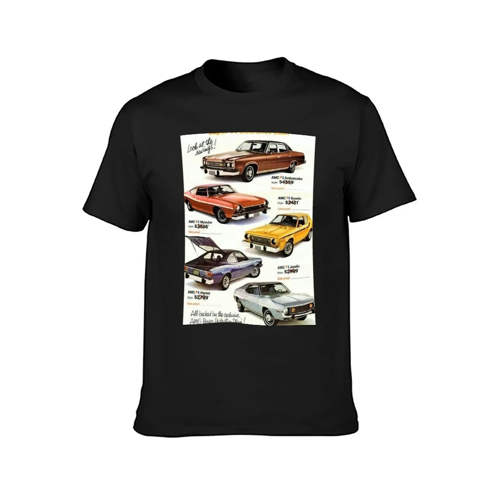 Super 74 Clearance Sale AMC Motors advertisement for Cars photo T-Shirt plain Short sleeve tee heavyweights clothes for men