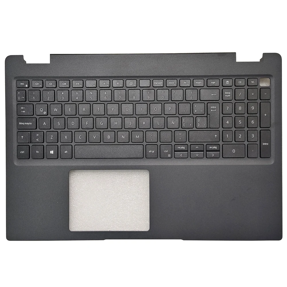 Imagem -04 - Capa para Teclado Portátil Dell Latitude 3510 Espanhol Eua Reino Unido Russo Latim Palmrest Novo