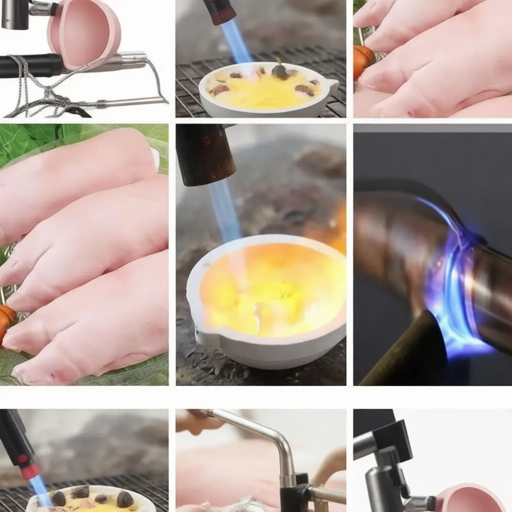 Multipurpose Culinary Torch For Outdoor Cooking Bbq Camping Baking Kitchen Tool Metal Welding Igniter Dispenser