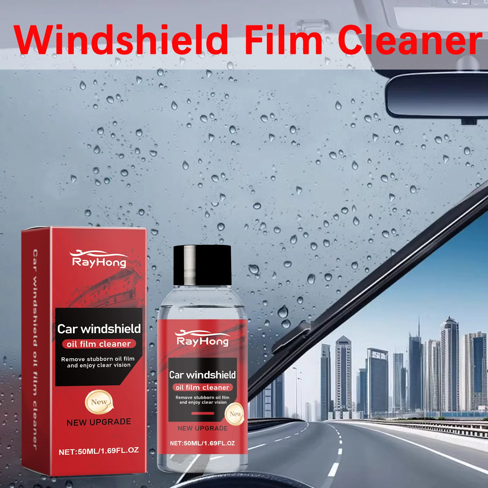 

Профессиональное средство для удаления масла и жира на лобовом стекле, очиститель водяных знаков для автомобильного стекла, восстанавливает четкость на дождливый день, вождение, противотуманный эффект