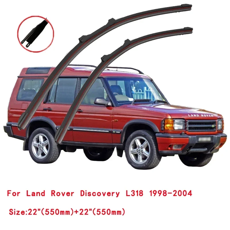 For LAND ROVER DISCOVERY 1998-2024 Car Windshield Wiper Blade Front Windscreen Brushes Washer Window Cleaning Replacement Parts 3