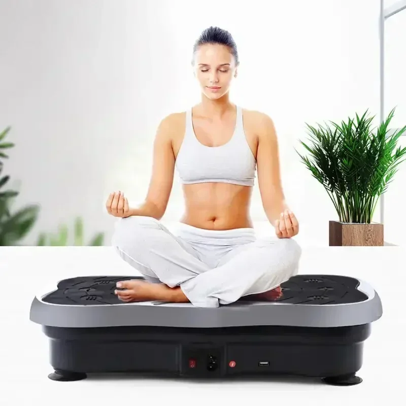 

New Fitness Equipment Body Trainer Plate Platformody Shaper Exercise Resistance 220V 500W Exercise Fitness Slim Vibration Machin
