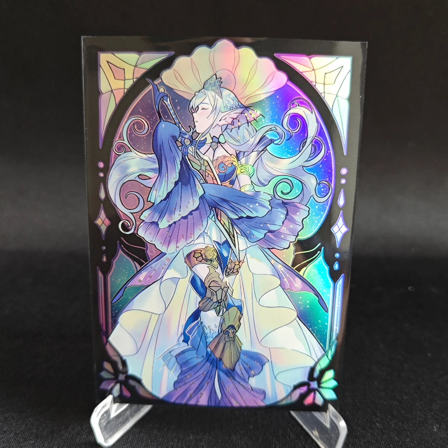 63X90Mm 50Pcs/set Diy Self Made Yu-Gi-Oh! Maliss Maliss Card Sleeves Color Flash Tearlaments Card Protective Cover Gift Toy view 4