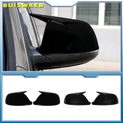 Carbon fiber style Side Wing Rear View Mirror Cover Case Shell Replace Caps For Audi Q5 SQ5 8R 2009 - 2017 Q7 4L 2010 - 2015