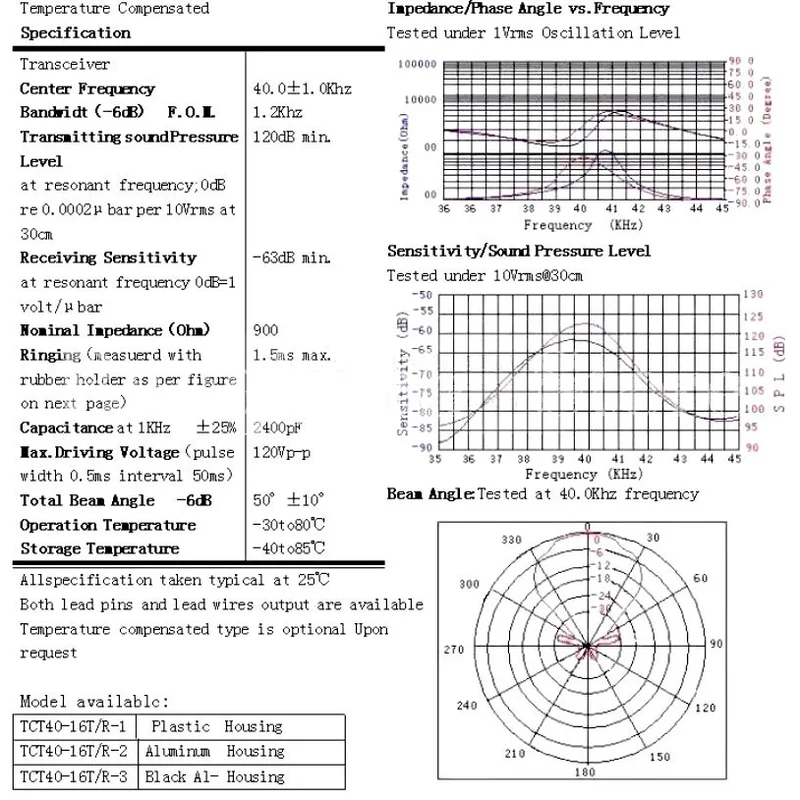 10 adet 12mm 40KHZ RT ultrasonik sensör bölünmüş ultrasonik sensör 40Khz prob verici TCT40-12T/alma TCT40-12R sürücü köpek