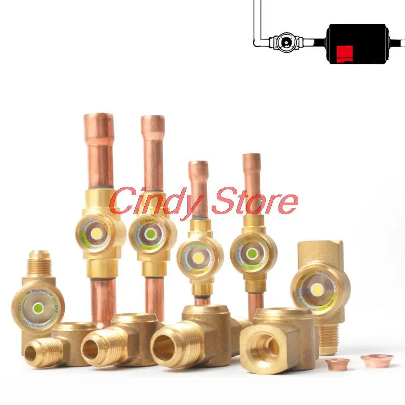 1pc Sight Glass, Central Air-Conditioning Refrigeration Equipment, Refrigerant Sight Glass Refrigeration Accessories