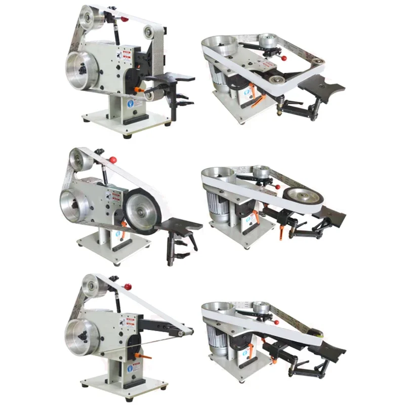 

Multifunctional vertical and horizontal metal belt sanding machine for small parts