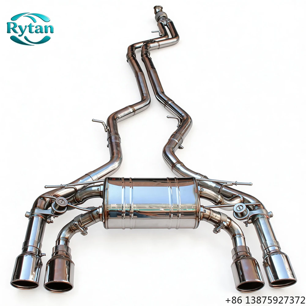 

Rytan Exhaust Pipe Exhaust Valved Stainless Steel Valvetronic Exhaust System Catback for M2 F87 N55