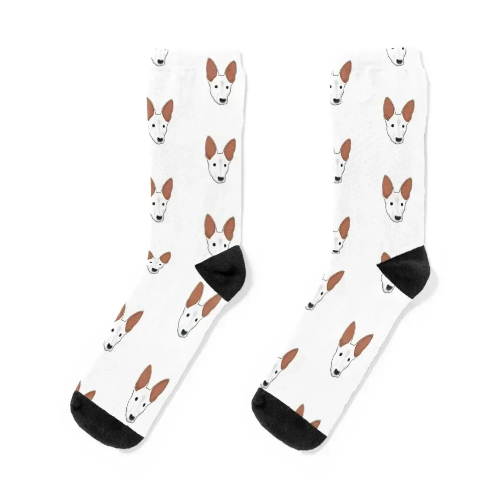 

white german shepherd Socks christmass gift retro hiking Rugby Socks Ladies Men's