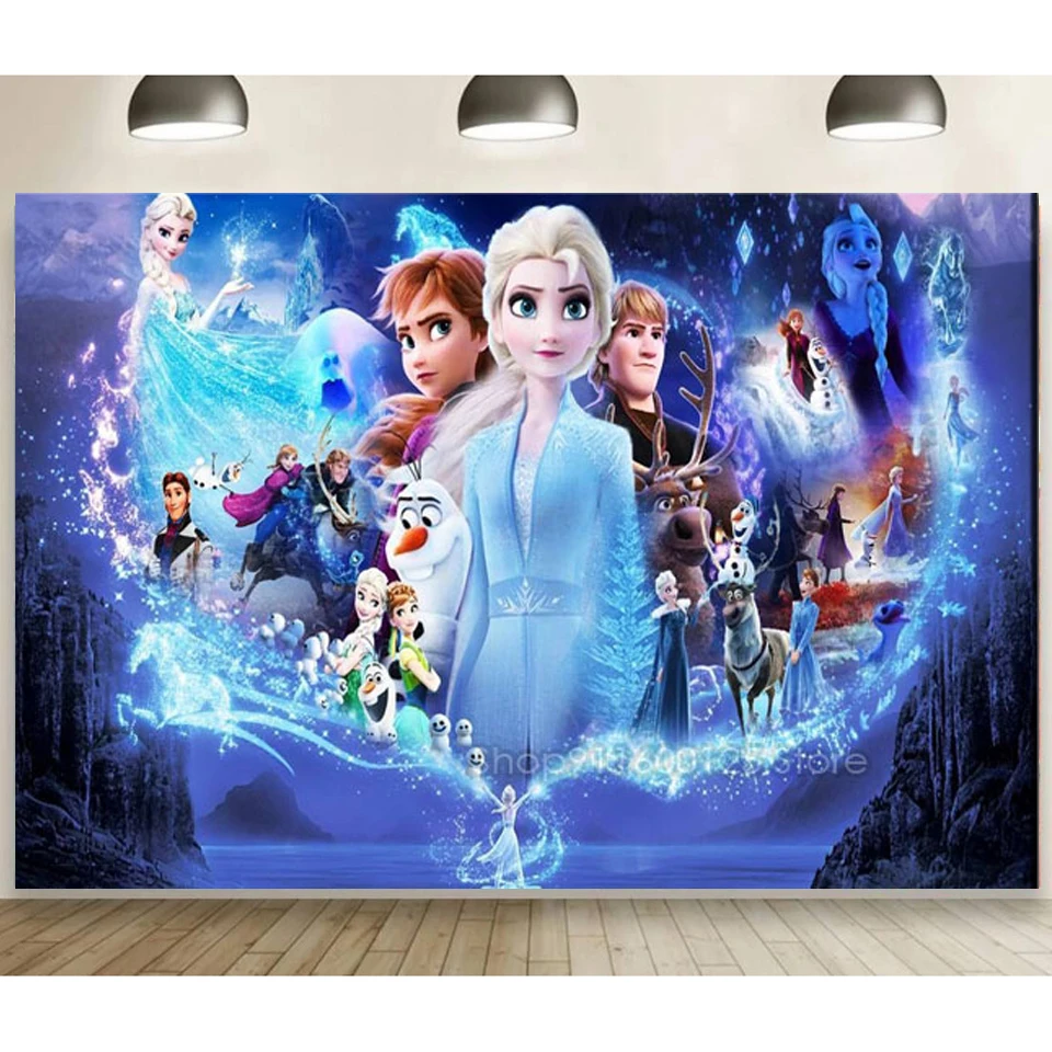 Disney Frozen Snow Queen Princess DIY Diamond Painting Elsa and Anna Diamond Embroidery Cross Stitch handmade rhinestone D114