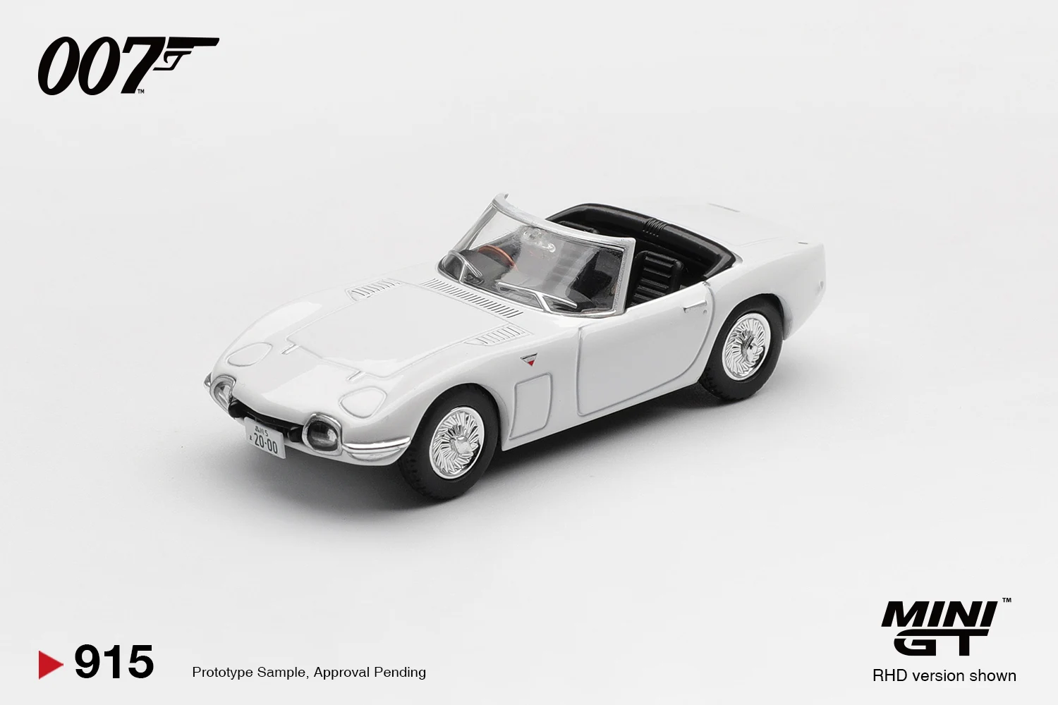 MINIGT 1/64 Toyota 2000GT Roadster / Japanese(Card packaging) MGT00915-007 Car Alloy Toys Diecast Metal Model Kids Toys Boys