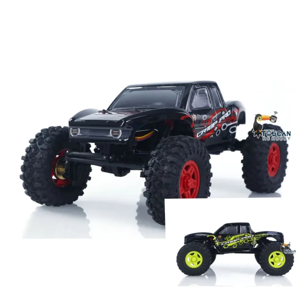 2.4G 1/18 RC روك الزاحف سيارة CR18P PRO 4WD التحكم عن بعد الزاحف مركبة هدية RTR Hobbywing فرش السيارات ESC شاحن يو اس بي #1
