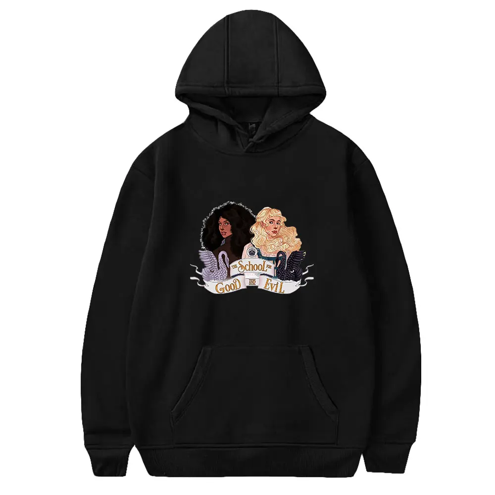 

The School for Good and Evil Movie Hoodie Long Sleeve Women Men Sweatshirt Harajuku Streetwear Casual Style Clothes